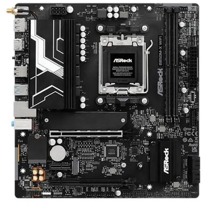 ASRock B860M X WiFi 6E Motherboard (DDR5) (Intel) (LGA1851) (TDP 125W) (M-ATX)