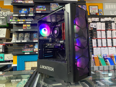 Gaming PC Ryzen 3 GTX 1650 256GB SSD + 500GB HDD 8GB RAM Black