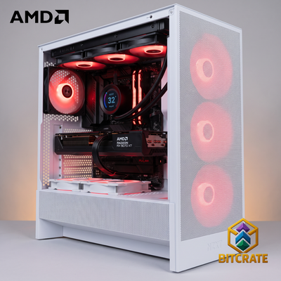 Legendary BitCrate Stratus Mark IV | Ryzen 9 9900X3D + RX 9070 XT Pulse | 32GB 4TB NVMe