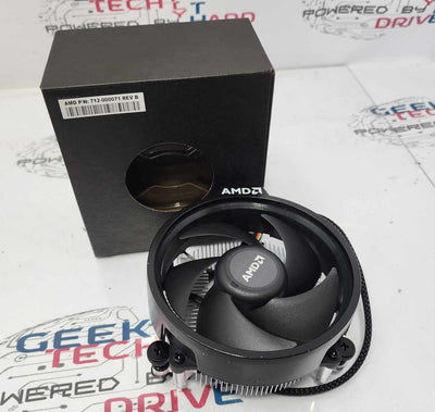 Ventilador de refrigeración para CPU AMD Wraith Stealth Stock Air con zócalo AM4 y AM5, color negro