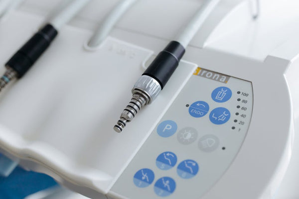 Detailed image of sterile dental equipment used in modern dentistry and healthcare settings.