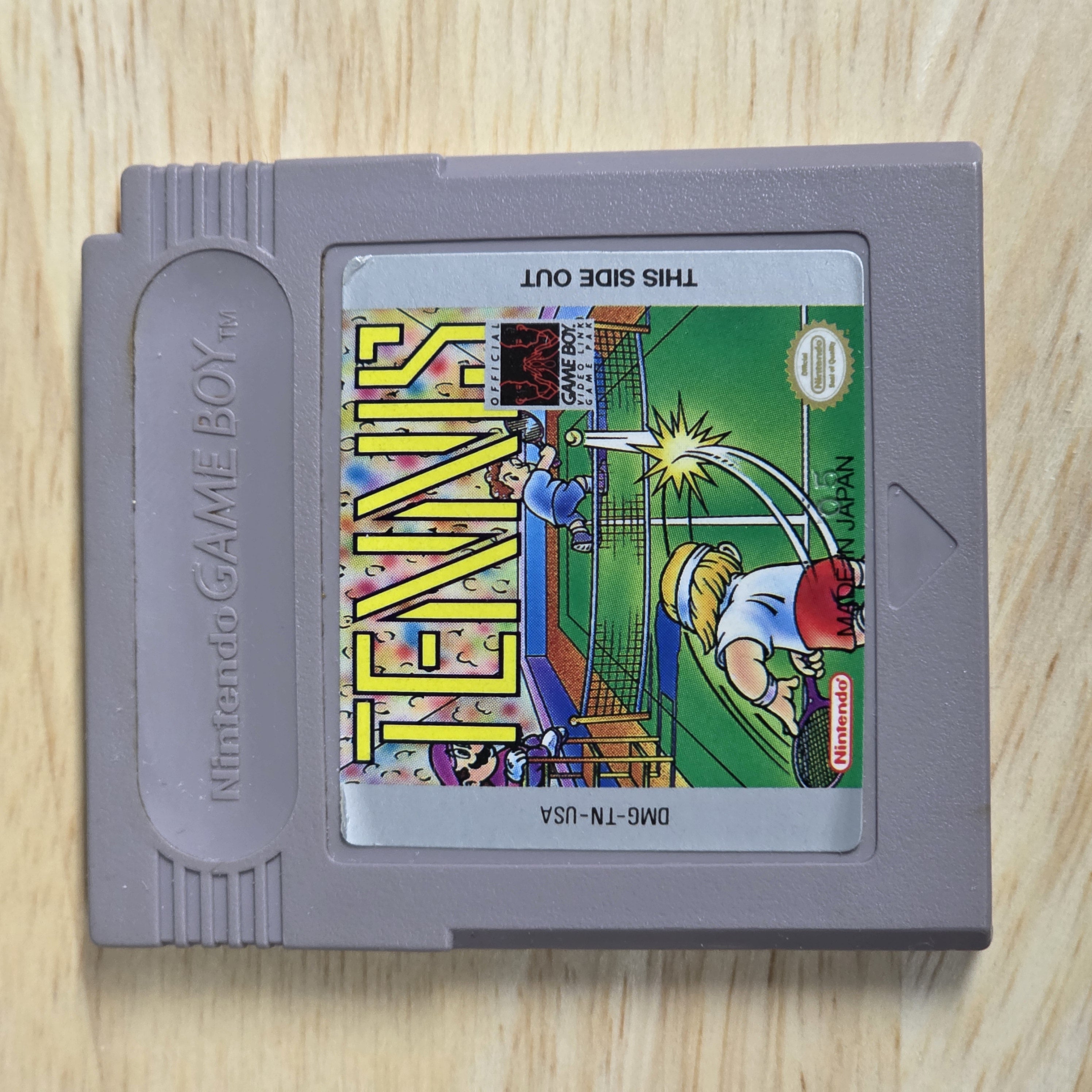 Nintendo Game Boy Tennis Authentic Game Cartridge Tested