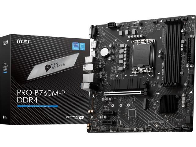 (Intel) MSI PRO B760M-P Pro Series LGA1700 DDR4 Motherboard