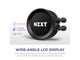 NZXT Kraken Elite 360 AIO Temp Display CPU Liquid Cooler Black