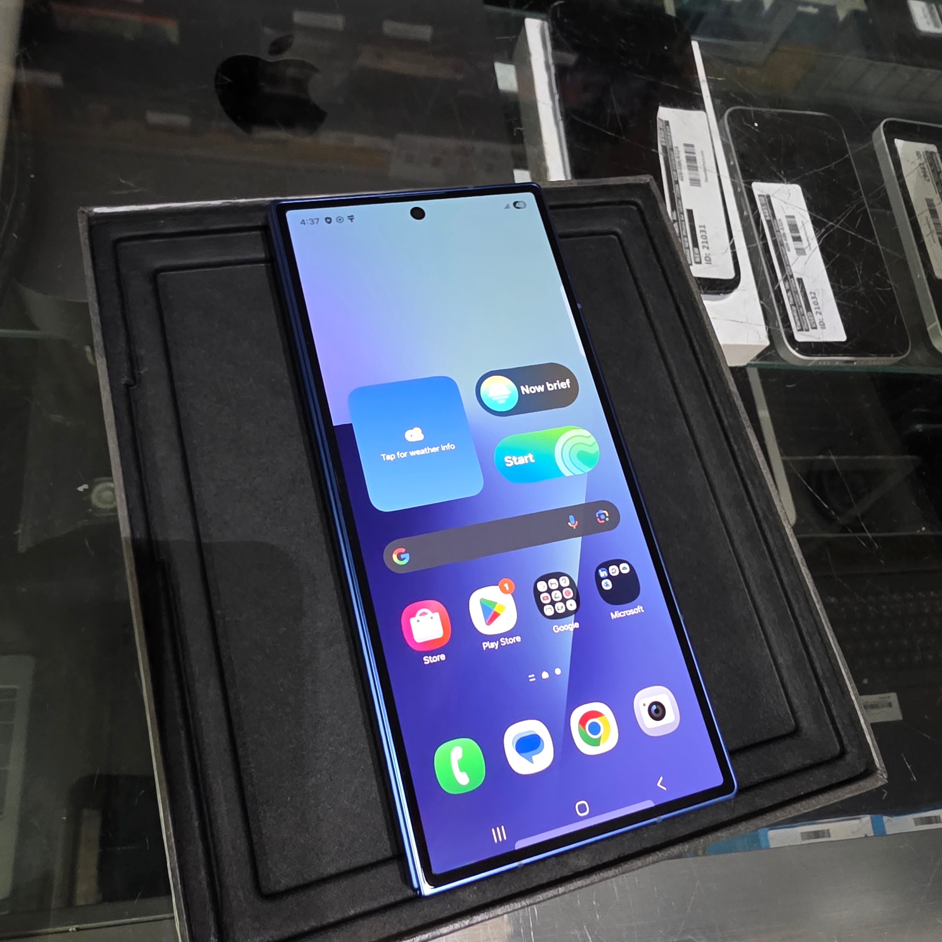 Unlocked Galaxy Z Fold 7 512GB Smart Phone  Blue