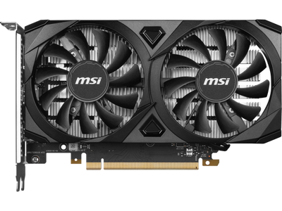 MSI NVIDIA GeForce RTX 3050 Ventus 2x OC 6GB GDDR6 2-Fan Graphics Card (189mm) (TDP 130W) Black)