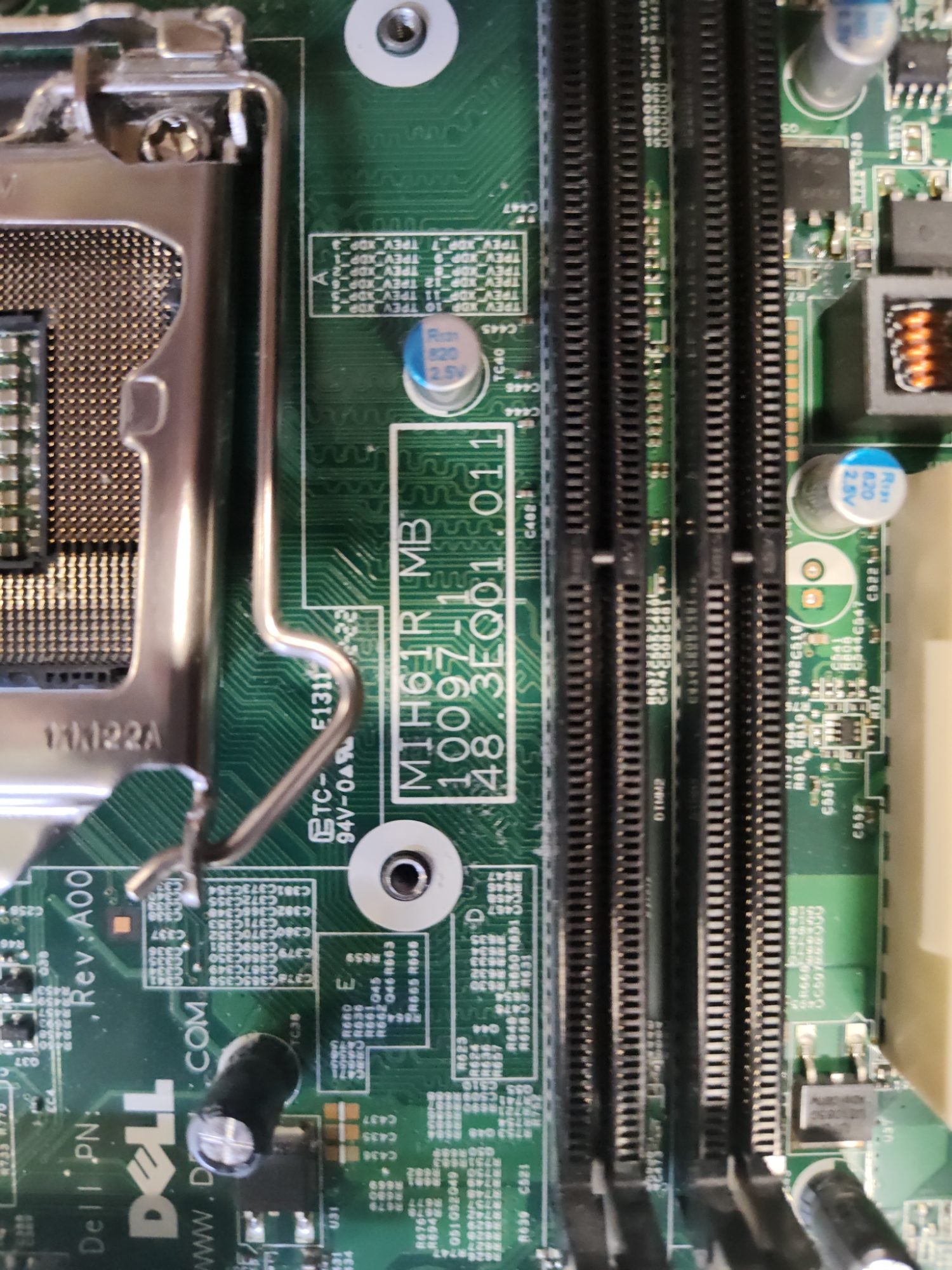 Dell MIH61R LGA1155 Micro ATX Motherboard 48.3EQ01.011