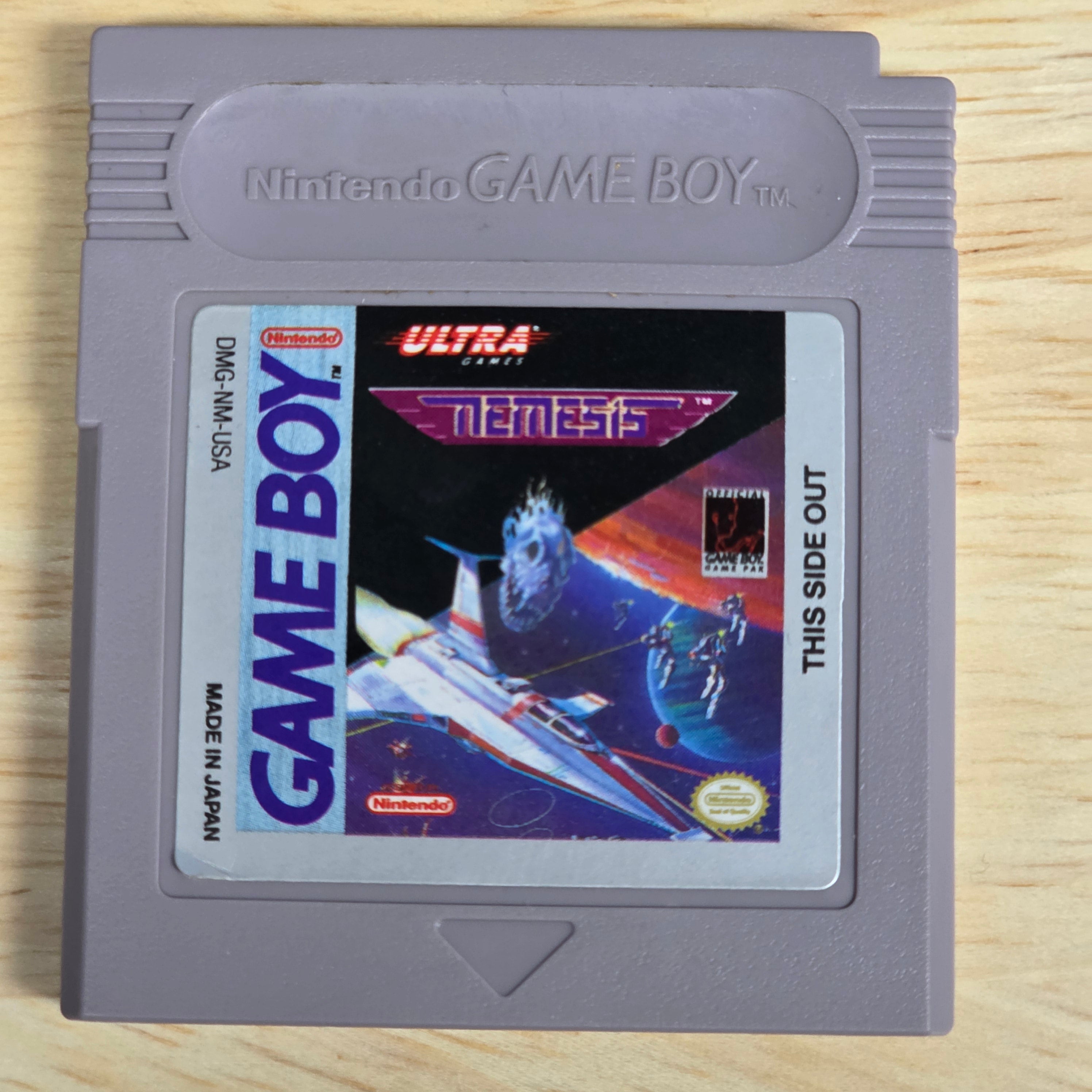 Nintendo Game Boy Nemesis Authentic Game Cartridge Tested