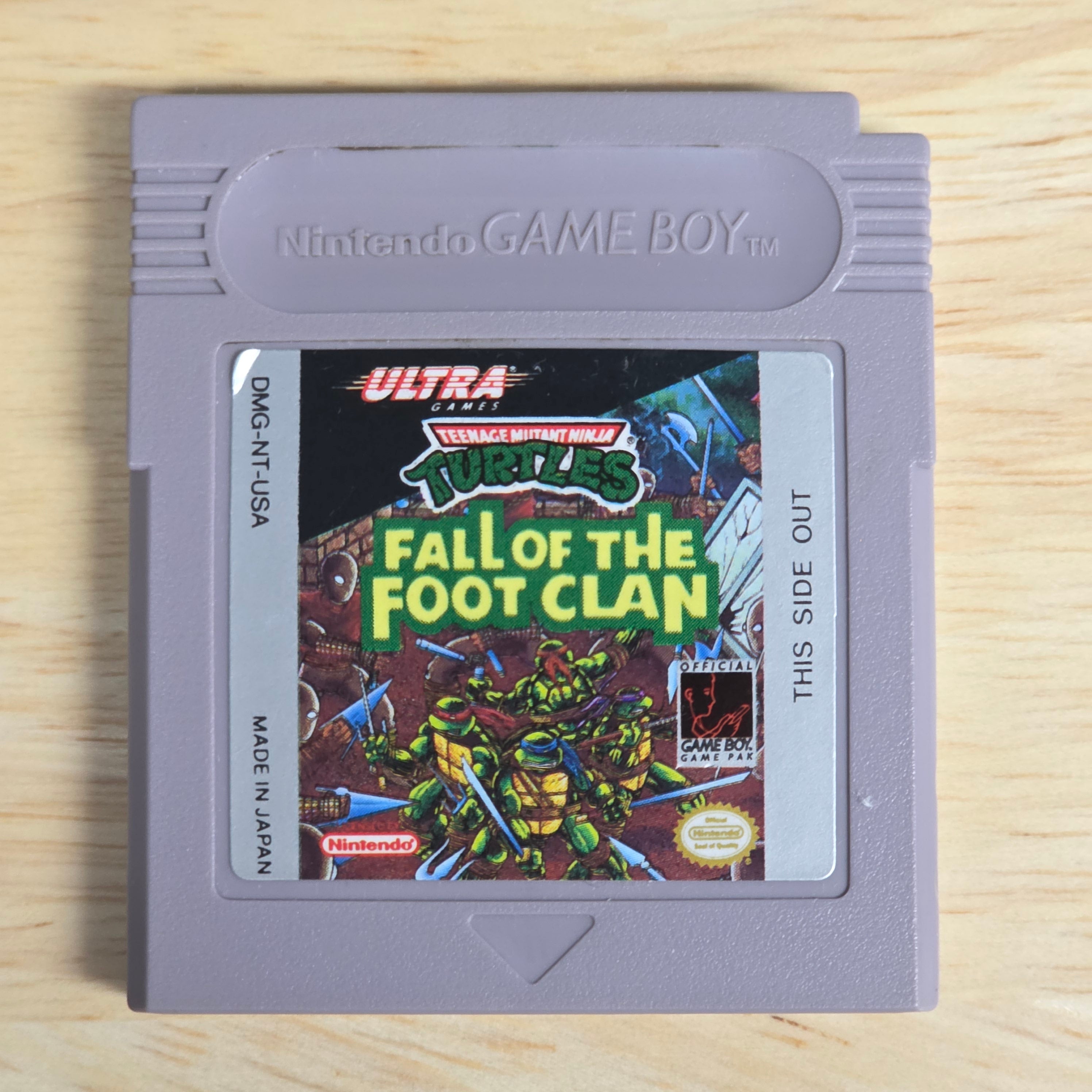 Nintendo Game Boy Teenage Mutant Ninja Turtles Fall of the