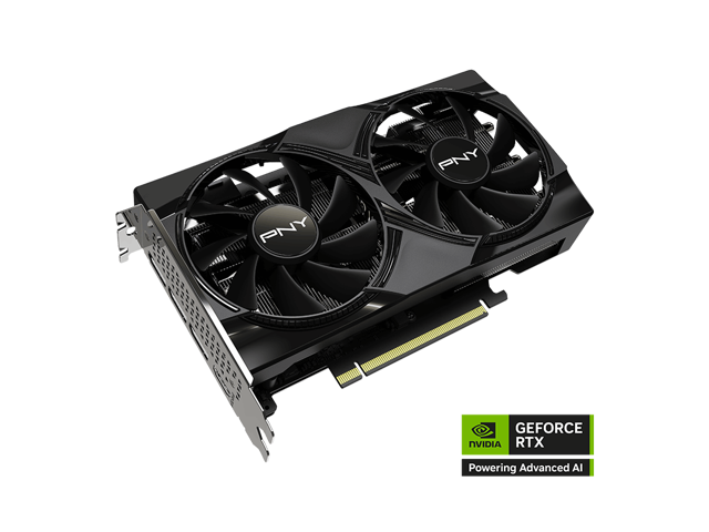PNY NVIDIA GeForce RTX 5060 OC 8GB GDDR7 2-Fan Graphics Card (245mm) (TDP 145W) (Black)