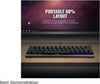 Cooler Master SK620 60% Space Grey Mechanical Low Profile Gaming Keyboard SK-620-GKTL1-US