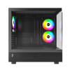 Montech XR RGB Gaming Computer Case (ATX) (Black)