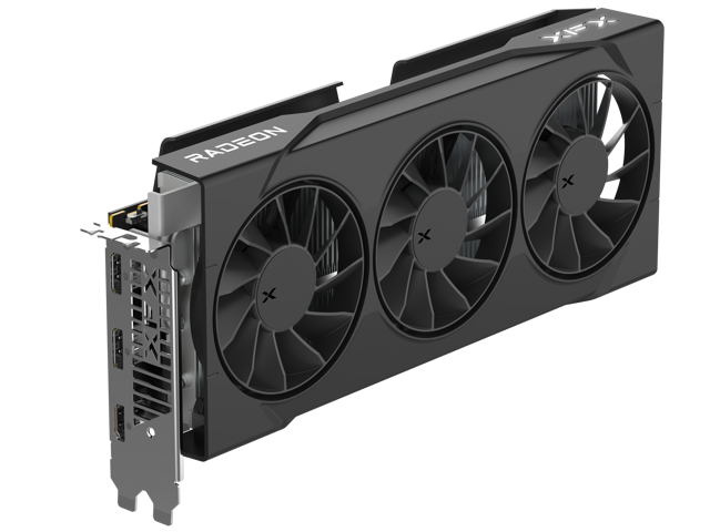 XFX AMD Radeon RX 9060 XT Swift OC 8GB GDDR6 2-Fan Graphics Card (269mm) (TDP 182W) (Black)