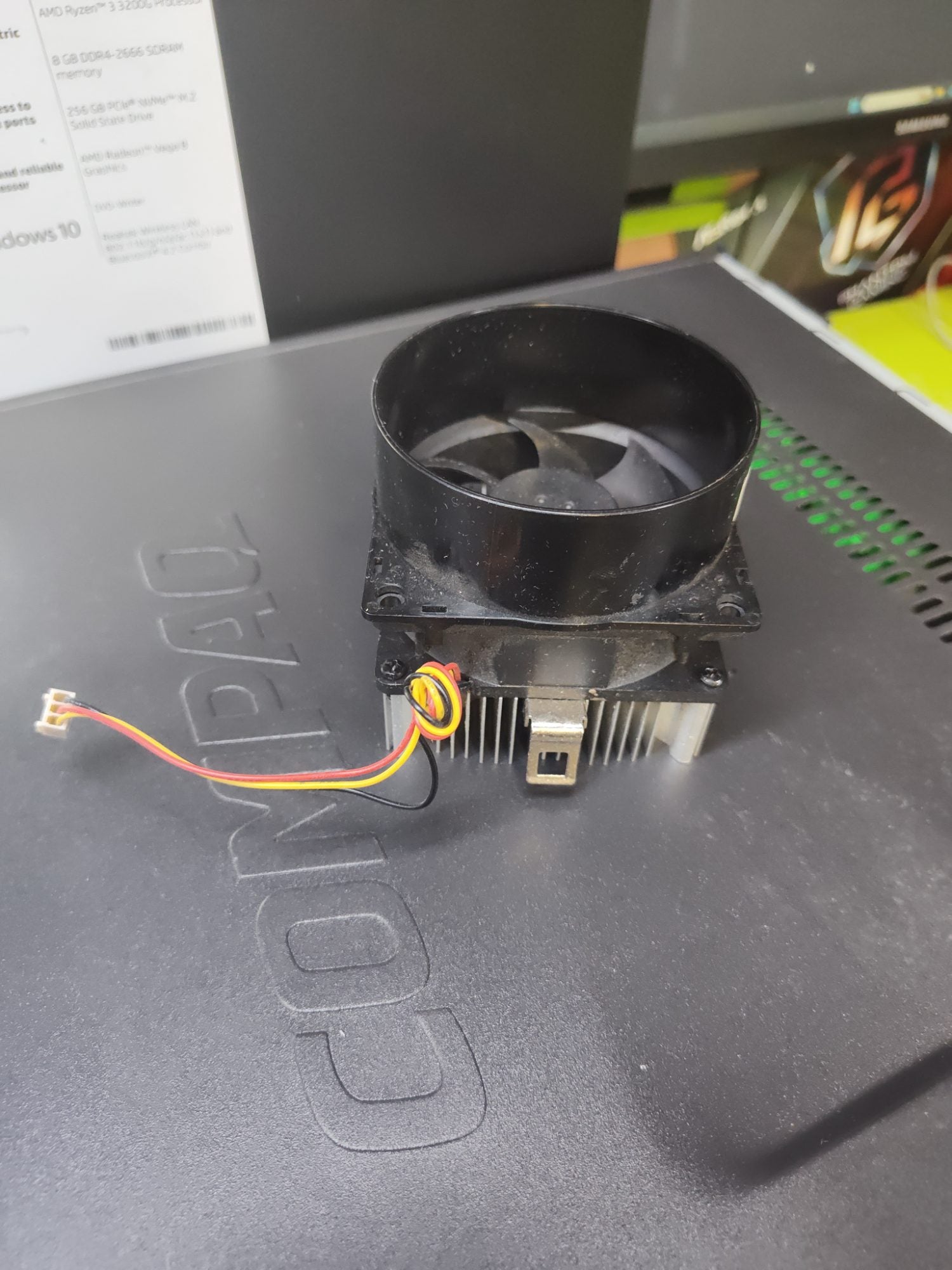 Desktop AMD CPU Cooler Heatsink Fan Part# HP P/N 460105G00-600-G H50076