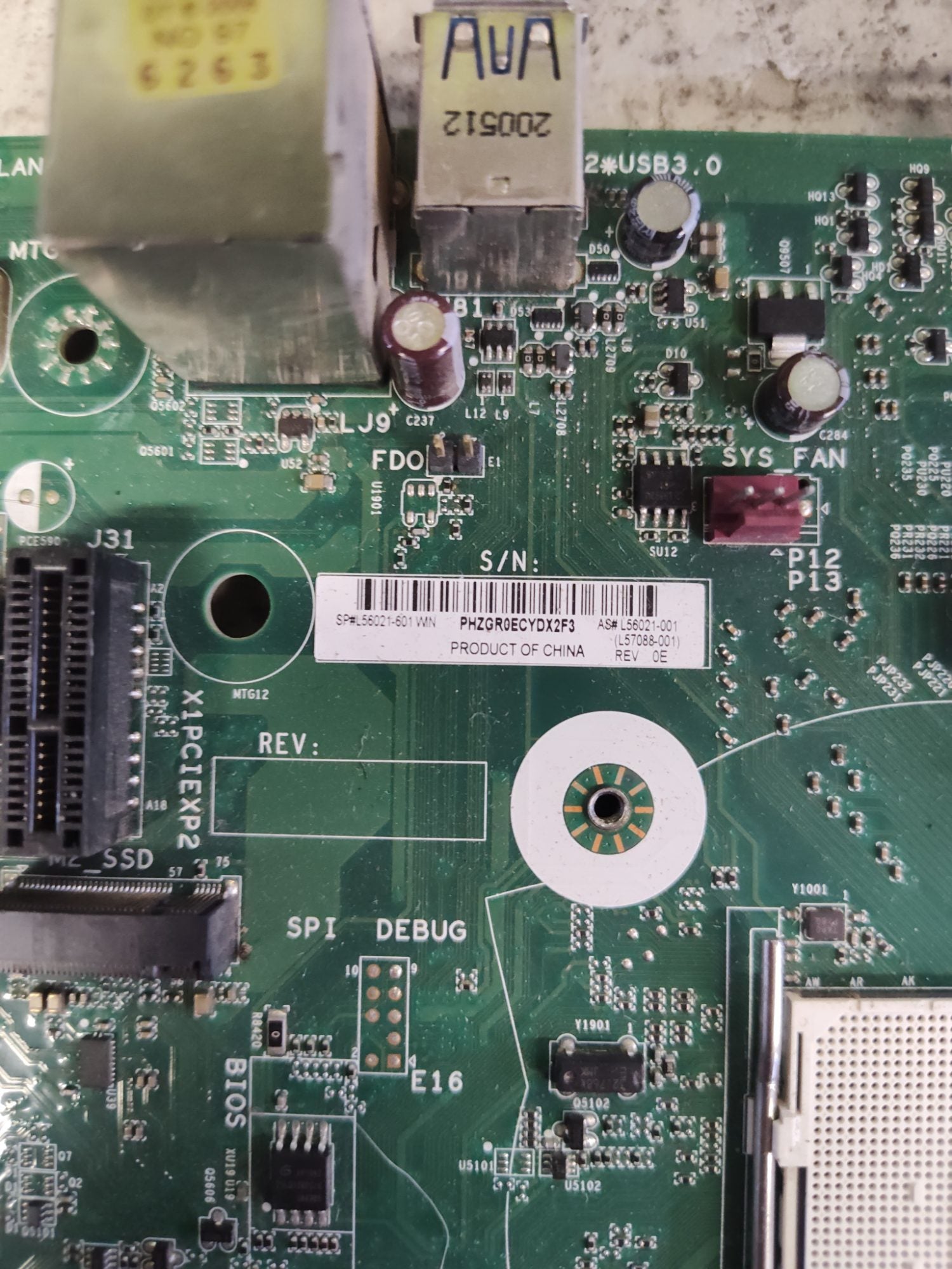 HP ERICA_ERICA2 AM4 proprietary Motherboard L56021-001