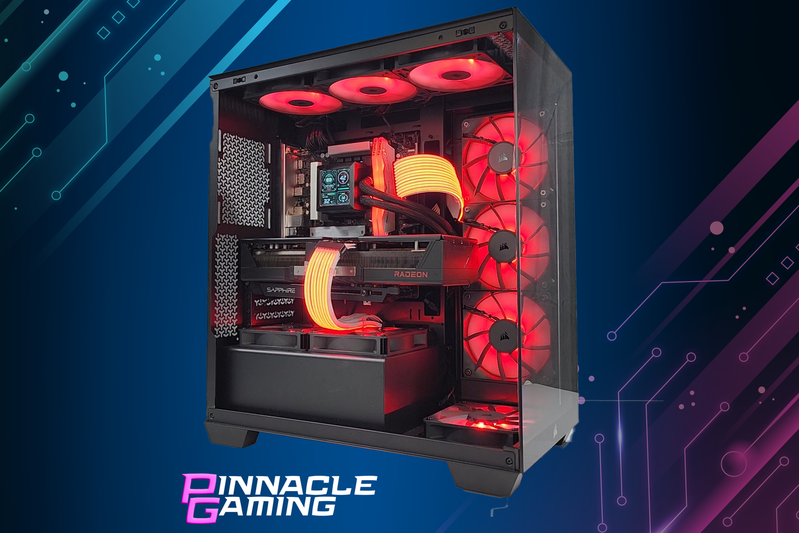 Custom Gaming Desktop PC Corsair Lian Li Ryzen 5 RTX 5060 Ti 2TB SSD 64GB WiFi