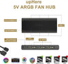 upHere 120mm Black aRGB Case Fans 3-Pack