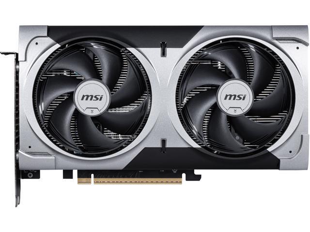 MSI NVIDIA GeForce RTX 5060 Ti Ventus 2x OC 16GB GDDR7 2-Fan Graphics Card (241mm) (TDP 180W) (Black)