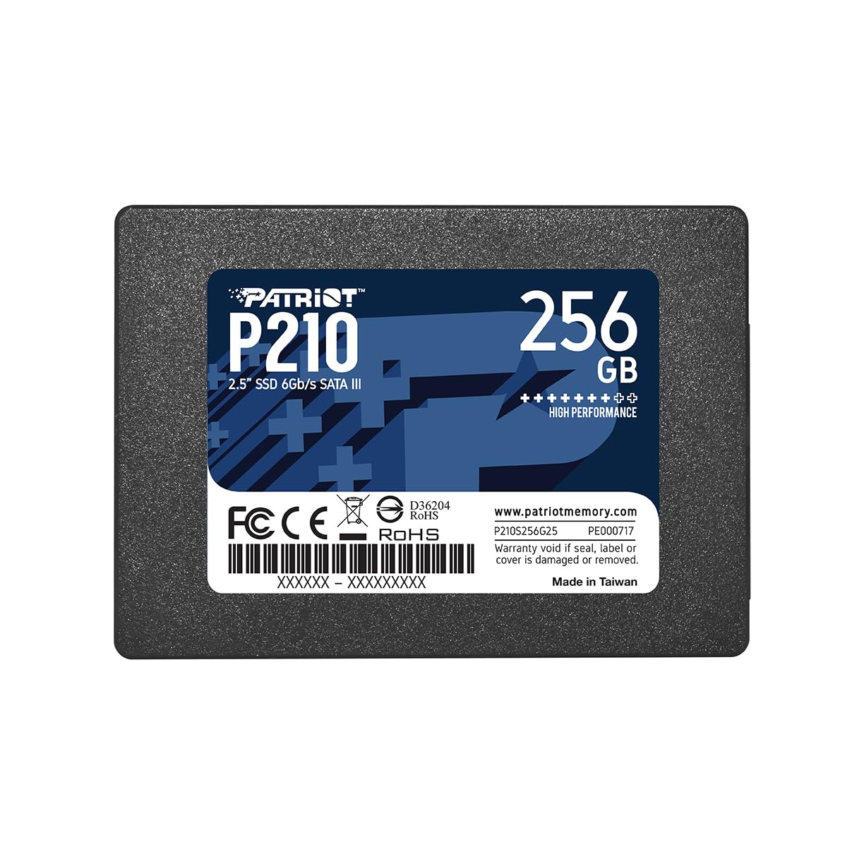 Patriot P210 256GB SSD SATA III 2.5"