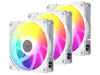 SAMA UF1203W ARGB 3-in-1 120mm Fan Kit White