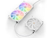 SAMA UF1203W ARGB 3-in-1 120mm Fan Kit White — rear view