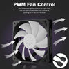 upHere 120mm Black aRGB Case Fans 3-Pack