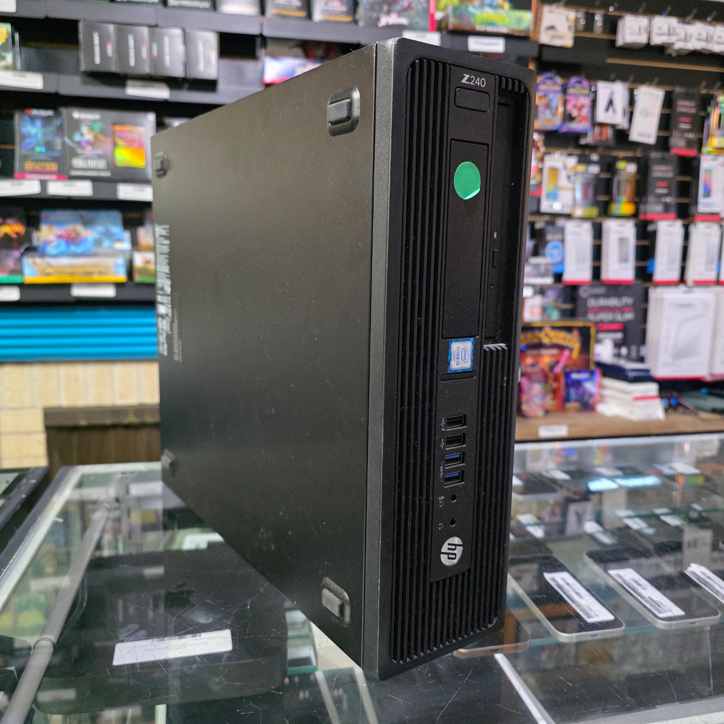 HP Z240 Mini Desktop W11 i5 256GB SSD 16GB Black | B Grade