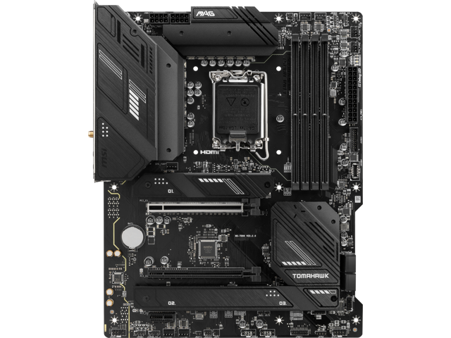 MSI Mag B760 Tomahawk WiFi 6E Motherboard (DDR5) (Intel) (TDP 140W) (LGA1700) (ATX)