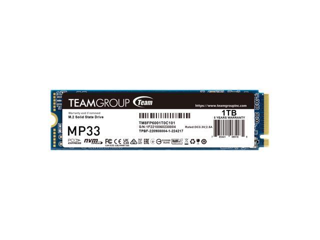 Teamgroup MP33 1tb Gen3 NVMe M.2 SSD Solid State Drive