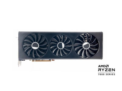 XFX AMD Radeon RX 7700 XT Speedster QICK 319 12GB GDDR6 3-Fan Graphics Card (335mm) (TDP 245W) (Black)