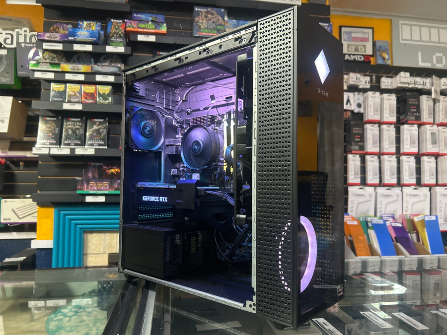 HP Omen Gaming PC Ryzen 5 RTX 3060 12GB 1TB SSD 16GB DDR4 Black