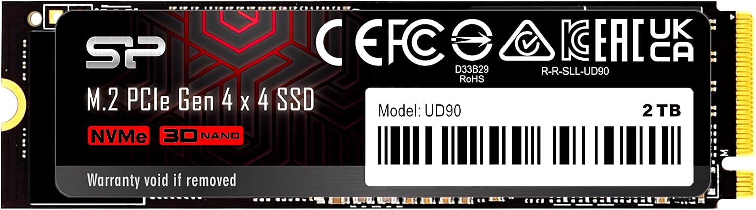 SP Silicon Power UD90 2TB Gen4 NVMe SSD Drive