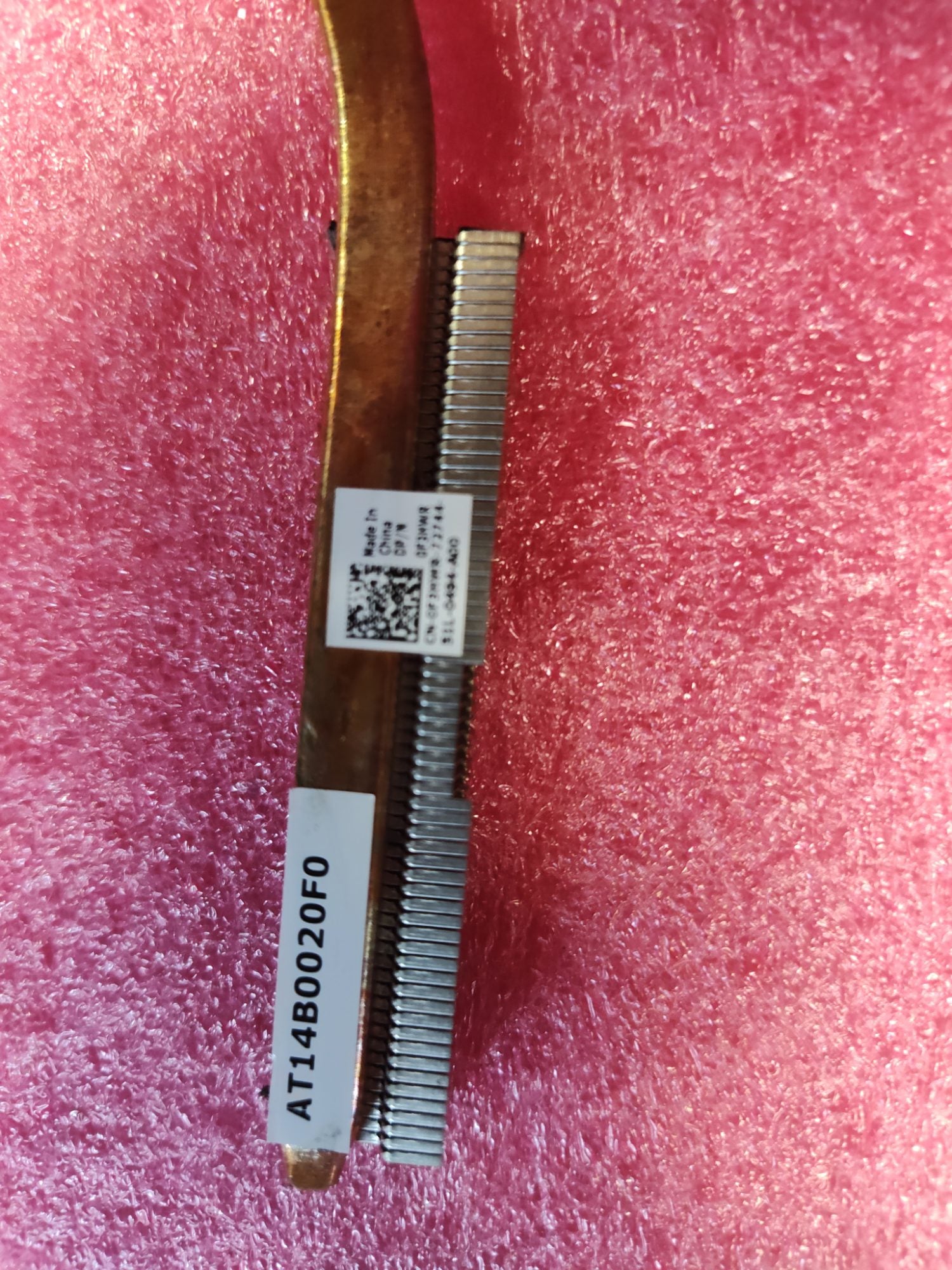 Dell Inspiron 3550 Heatsink and CPU Fan Part# CN-0F3HWR-72744-51L-0494-A00