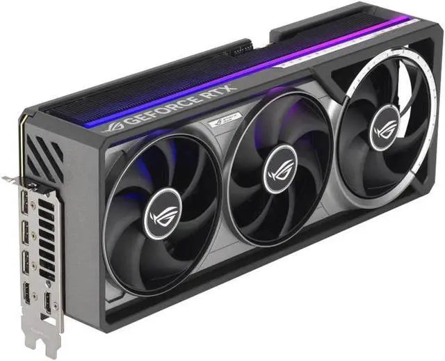Asus NVIDIA GeForce RTX 5080 Rog Astral 16GB GDDR7 RGB 3-Fan Graphics Card (358mm) (TDP 420W) (Black)