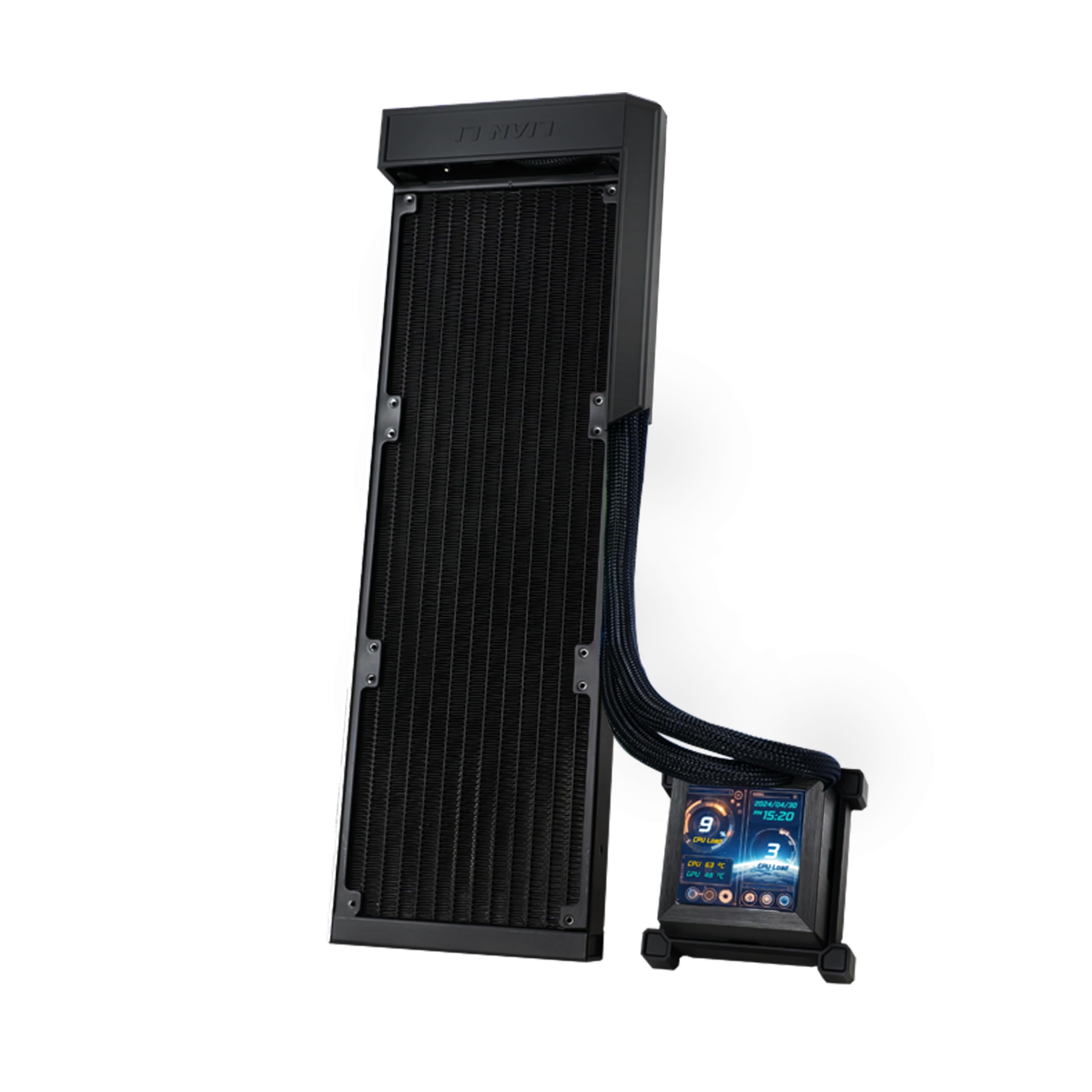 Lian Li Hydroshift 360 AIO Black Temp Display CPU Cooler