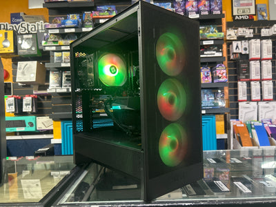 BitCrate Gaming PC Ryzen 5 RTX 3050 256GB SSD + 1TB HDD WiFi Black