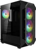 Gamdias ATX AURA GC1 RGB Gaming Computer Case (ATX) (Black)