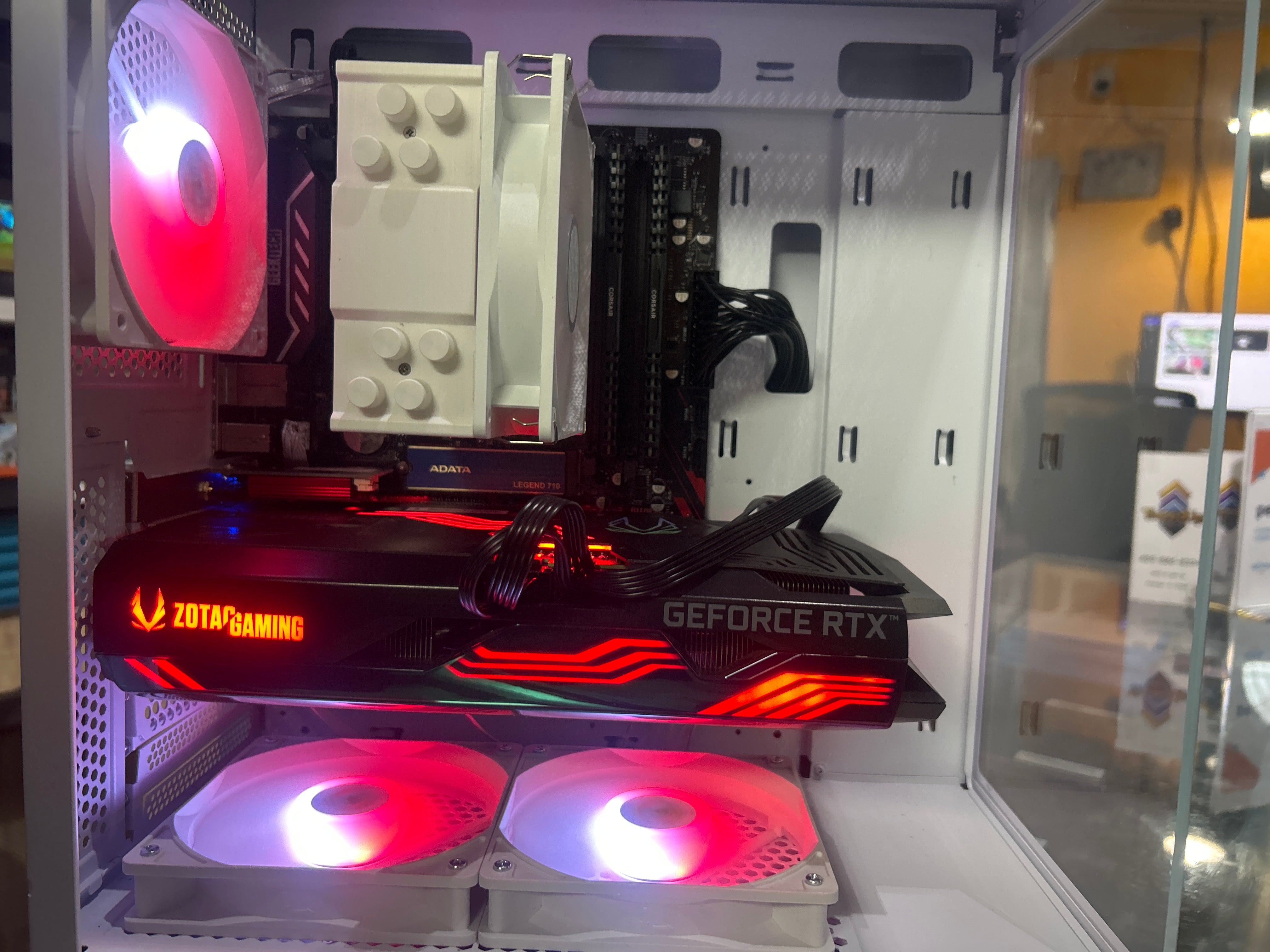 BitCrate Gaming PC Ryzen 7 RTX 3070 1TB SSD 16GB DDR4 WiFi White