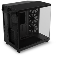 NZXT H6 Flow CC-H61FB-01 Incluye 3 ventiladores de 120 mm Carcasa negra 