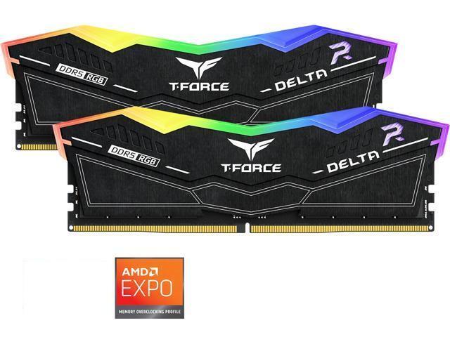 Teamgroup T-Force Delta DDR5-6000 32GB RGB RAM (32GBx1) FF3D564G6000HC38JDC01