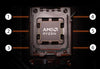AMD Ryzen 9 7900X3D (12 núcleos, 24 subprocesos, 140 MB de caché) 