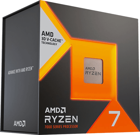AMD Ryzen 7 7800X3D 5.0Ghz (8 núcleos, 16 subprocesos, 96 MB de caché) 