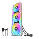 Asiahorse Matrix-White 56 LED RGB direccionables de 360 ​​mm 