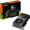 Gigabyte NVIDIA GeForce RTX 5060 Windforce OC 8GB GDDR7 3-Fan Graphics Card (199mm) (TDP 160W) (Black)