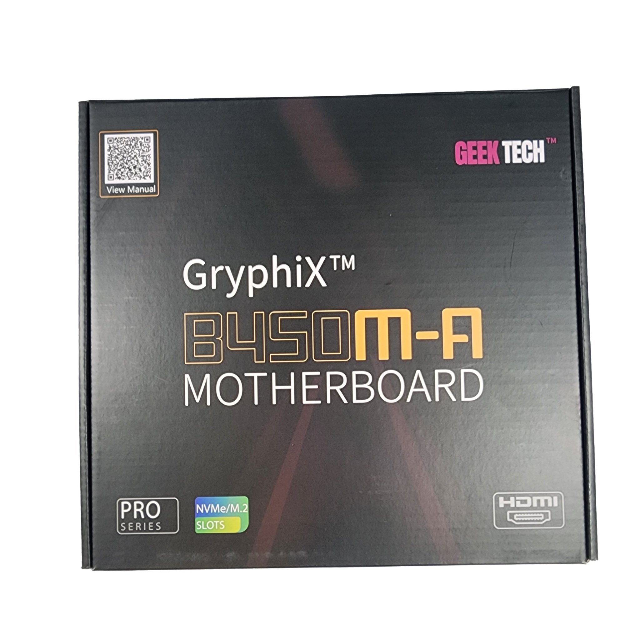 (AM4) GeekTech GryphiX B450M - A AMD AM4 Socket Motherboard M - ATX Micro ATX DDR4 - Geek Tech