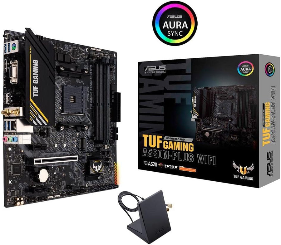 (AMD) ASUS TUF Gaming A520M-PLUS WiFi AM4 DDR4 Motherboard