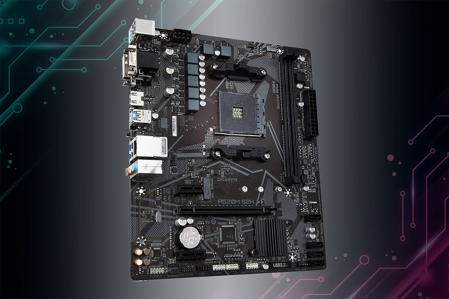 (AM4) (AMD) Gigabyte A520M S2H DDR4 Motherboard