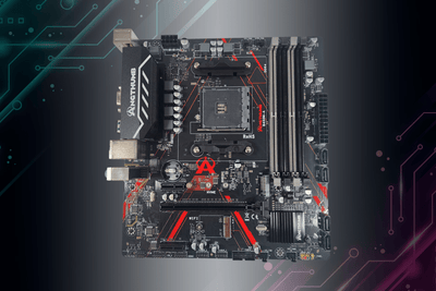 (AM4) (AMD) GeekTech B450M Chipset Motherboard
