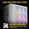 Antec NX200M Gaming Computer Case — rear view