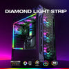 AsiaHorse Acrylic ARGB LED Strip 5.5in — close-up